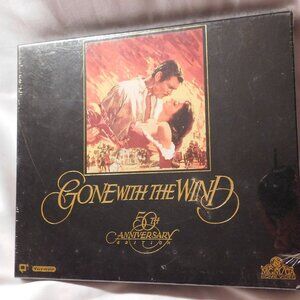 GONE WITH THE WIND VHS 50TH ANNIVERSARY BOX SET LIMITED EDITION NEW SEALED BOX